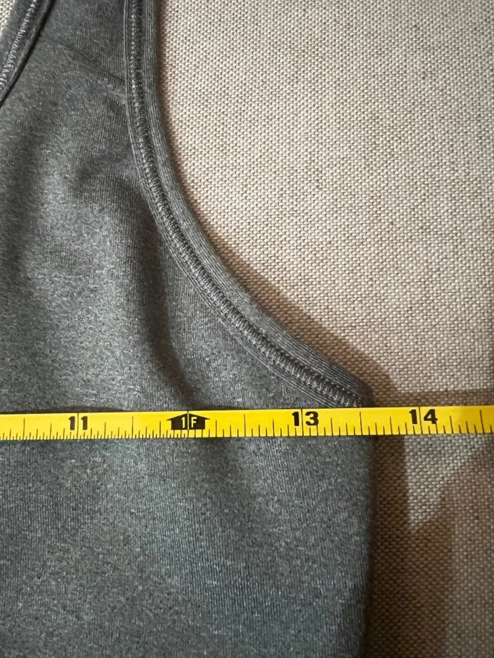 Nike Pro Dri-FIT Gray Heathered Racerback Sports Bra - Size XS